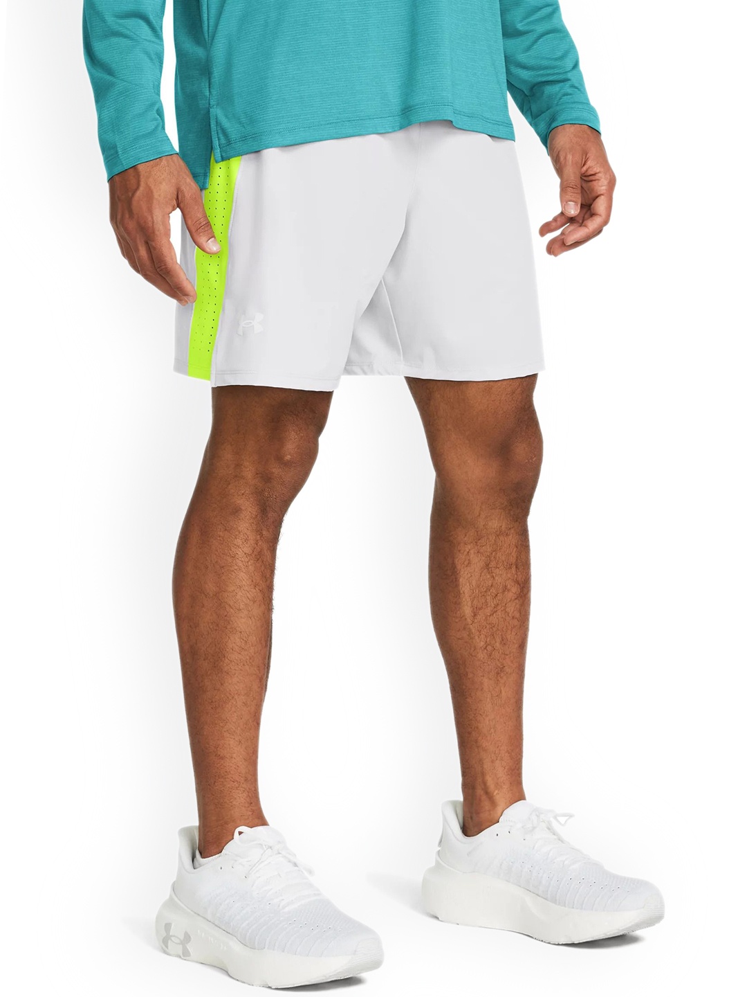 

UNDER ARMOUR Men LAUNCH PRO 7'' SHORTS, White