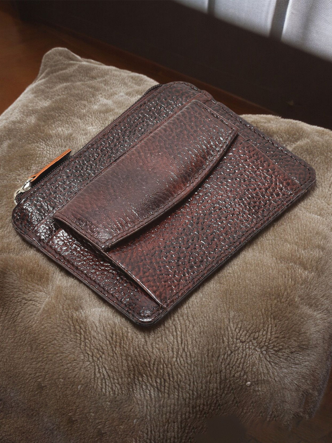 

Kastner Unisex Leather Card Holder, Brown