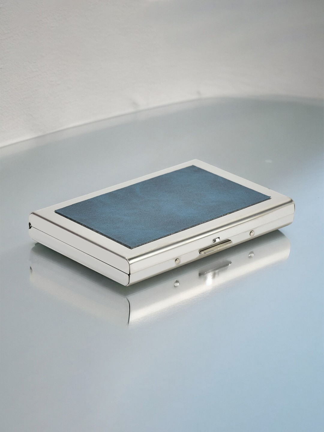 

Kastner Unisex Metal Card Holder, Blue