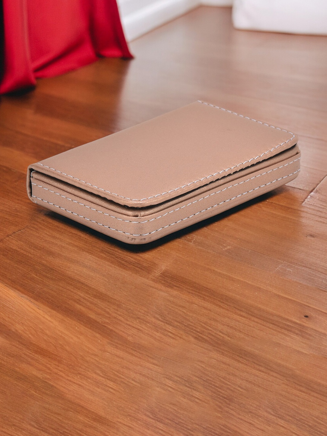 

Kastner Unisex Artificial Leather Card Holder, Gold