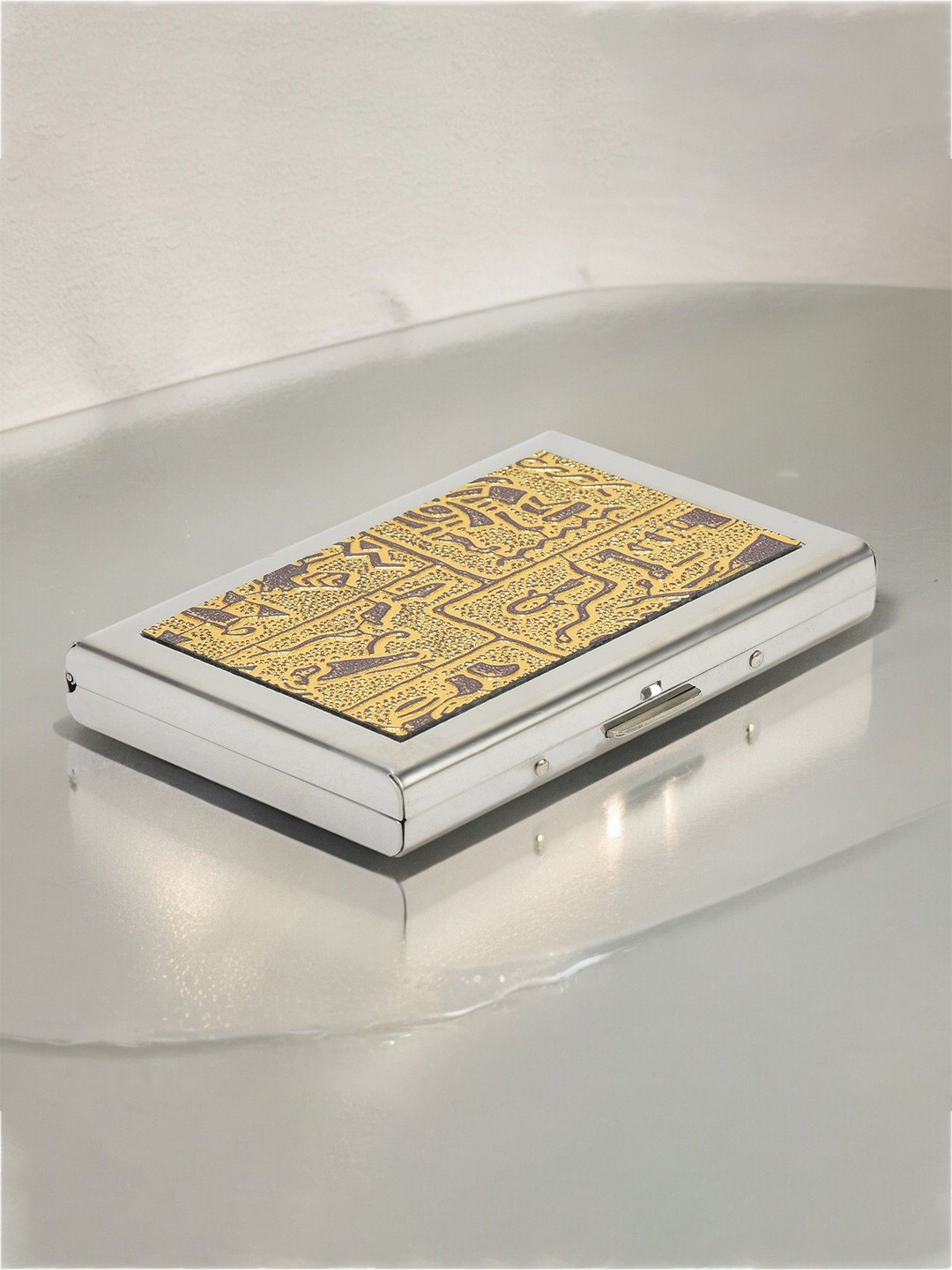 

Kastner Unisex Metal Card Holder, Gold