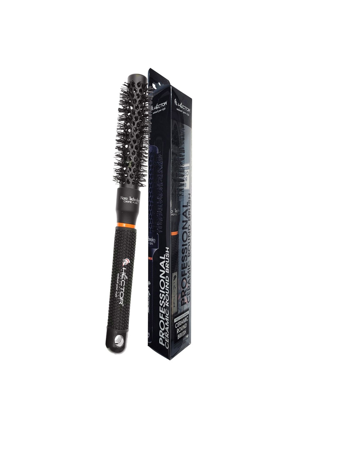 

HECTOR Heat Proof Ceramic Round Brush For Salon 25mm - Black