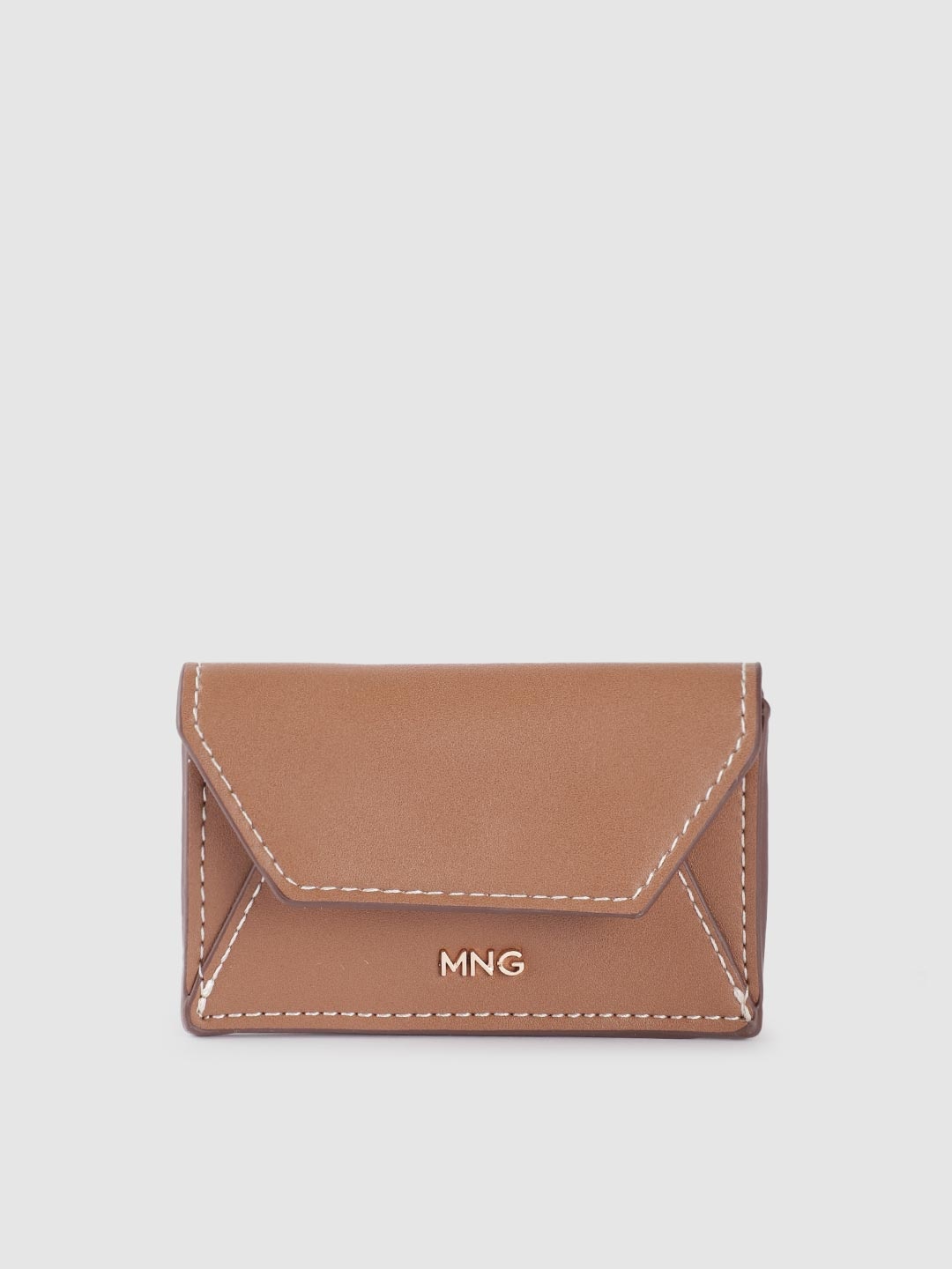 

MANGO Women Envelope Wallet, Brown