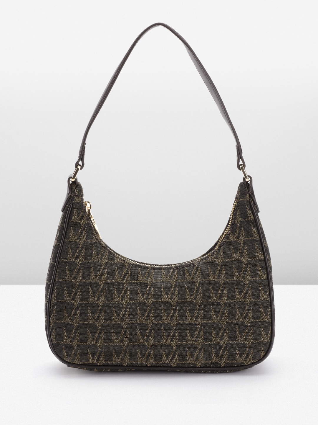 

MANGO Textured Shoulder Bag, Brown