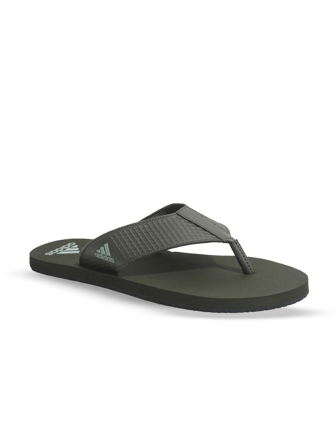 

ADIDAS Men Printed Thong Flip-Flops, Green