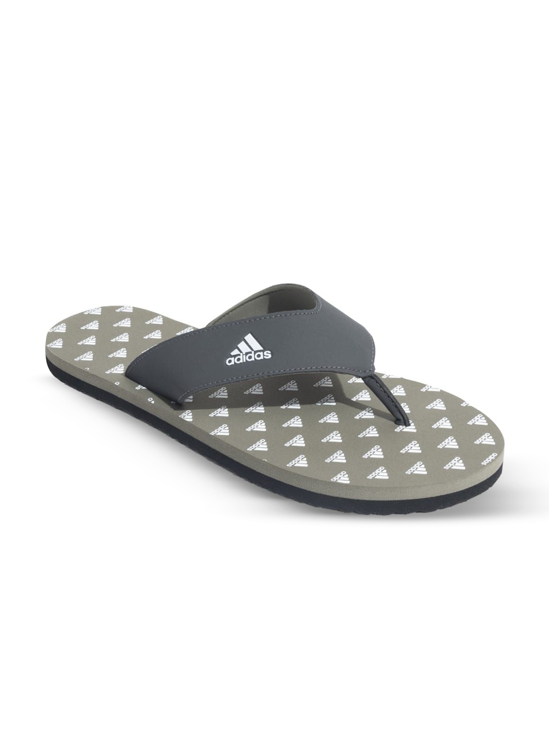 

ADIDAS Men Printed Thong Flip-Flops, Grey