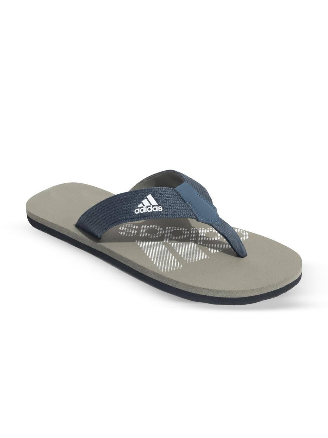 

ADIDAS Men Printed Thong Flip-Flops, Blue