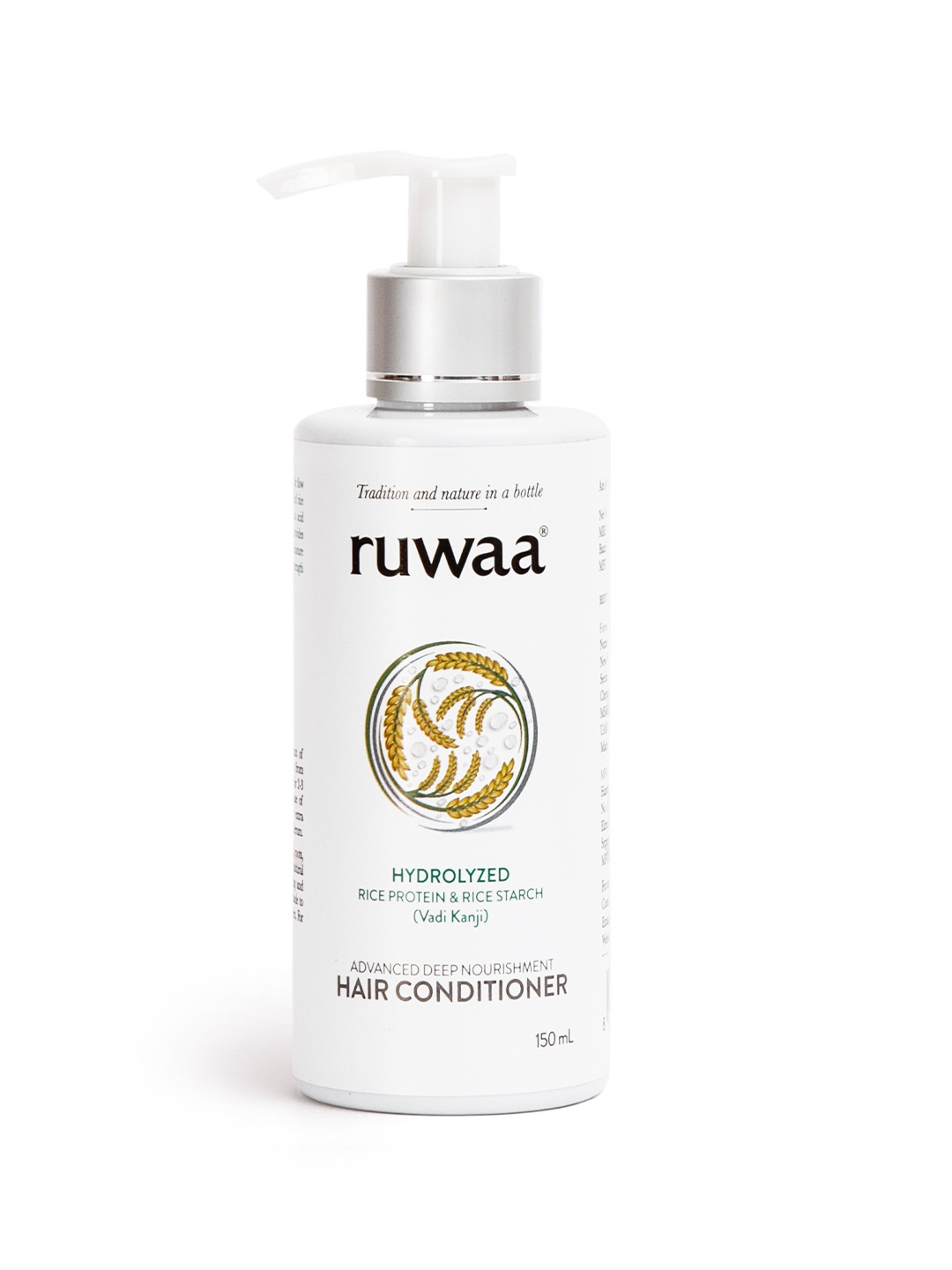 

ruwaa Deep Nourishment Conditioner With Rice Protein & Starch-150ml, White