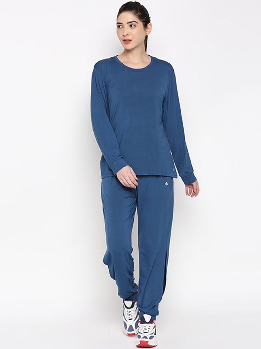 

Tuna London Long Sleeved Top & Joggers Co-Ord Set, Blue