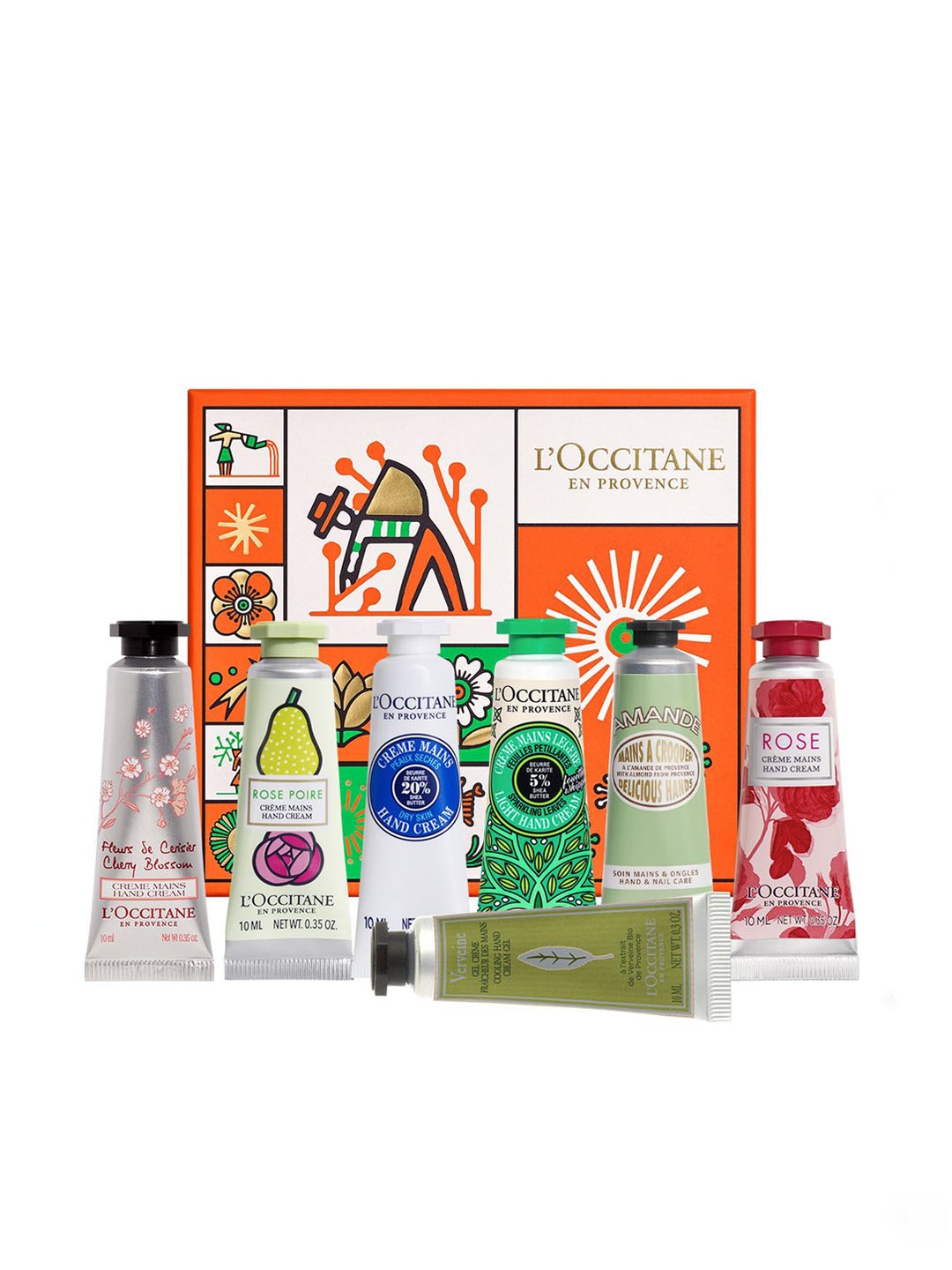 

LOccitane en Provence Delight Collection Hand Cream - 10ml each, Transparent
