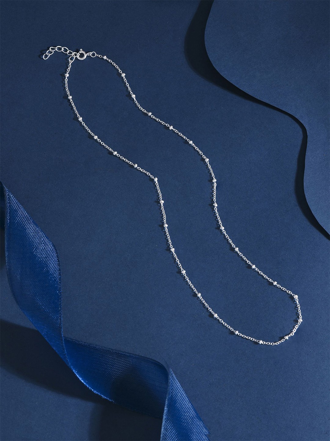 

Accessorize 925 Sterling Silver Bobble Chain