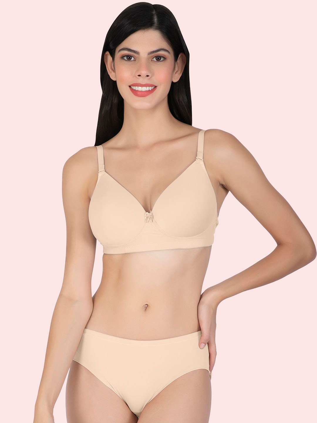 

Tweens Heavily Padded Lingerie Set TW-9195-SK-PAN-1PC, Beige