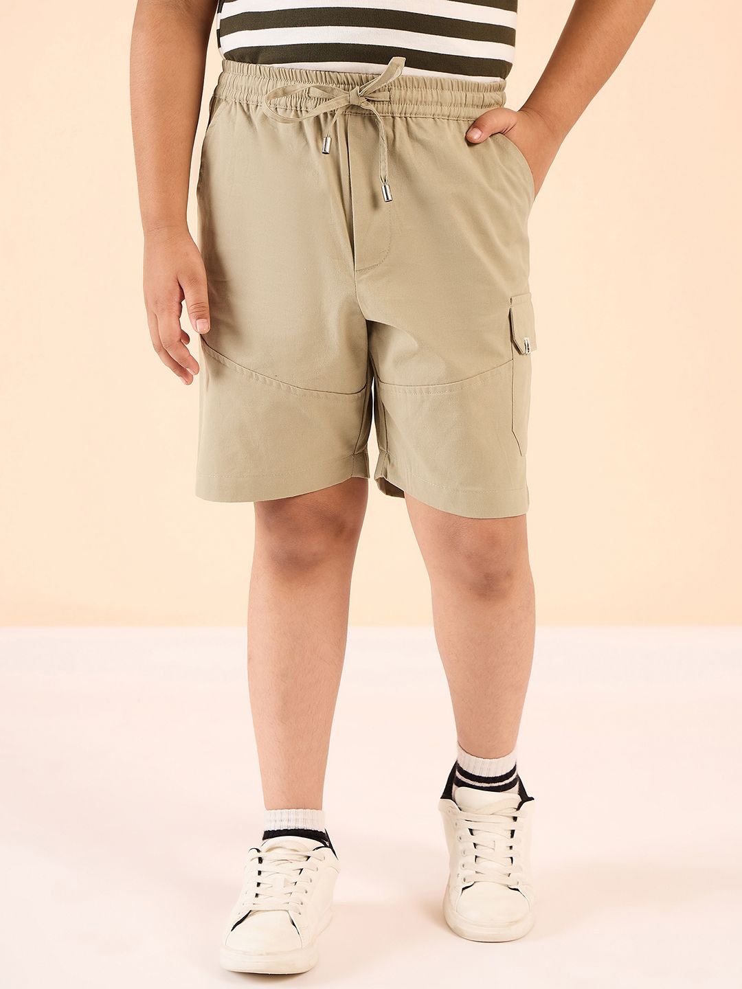 

Stylo Bug Boys Pure Cotton Shorts, Khaki