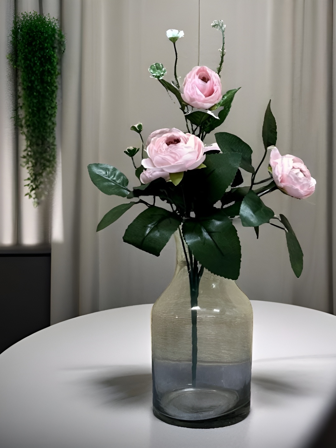 

Akaar Pink & Green Peony Artificial Flower