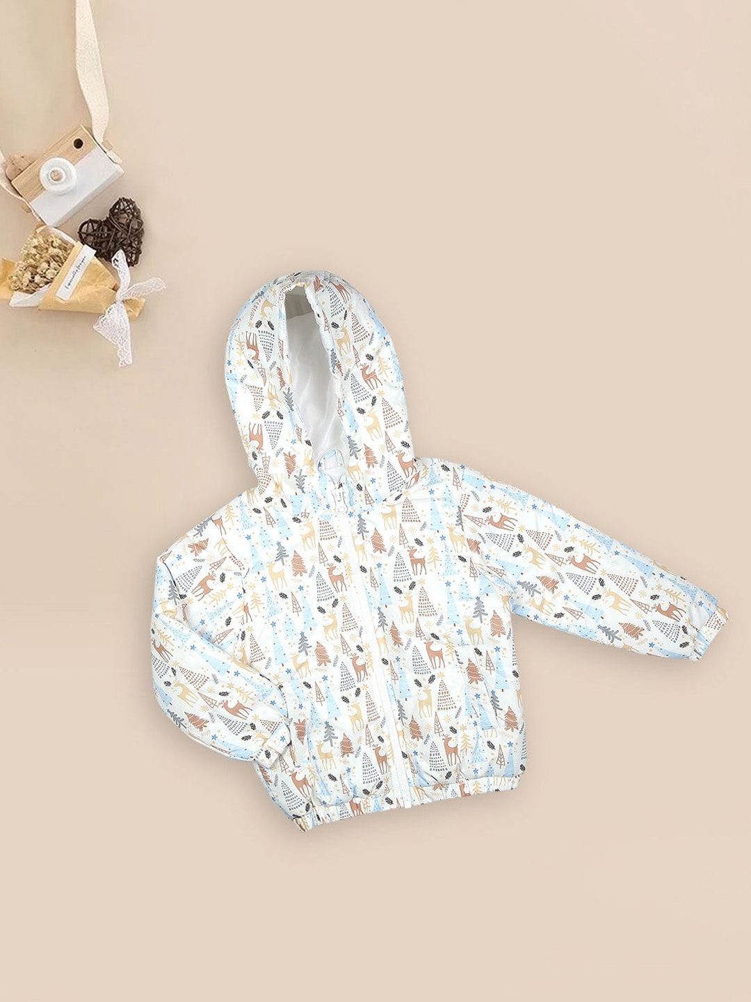 

MeeMee Girls Cotton Lightweight Open Front Jacket, Multi
