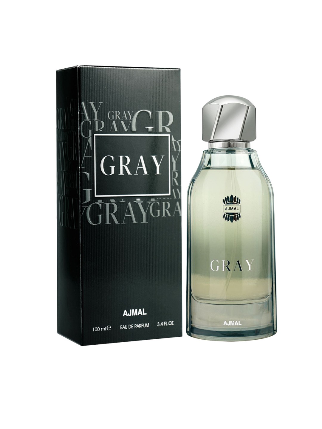 

Ajmal Men Gray Long Lasting Eau de Parfum - 100ml, Grey
