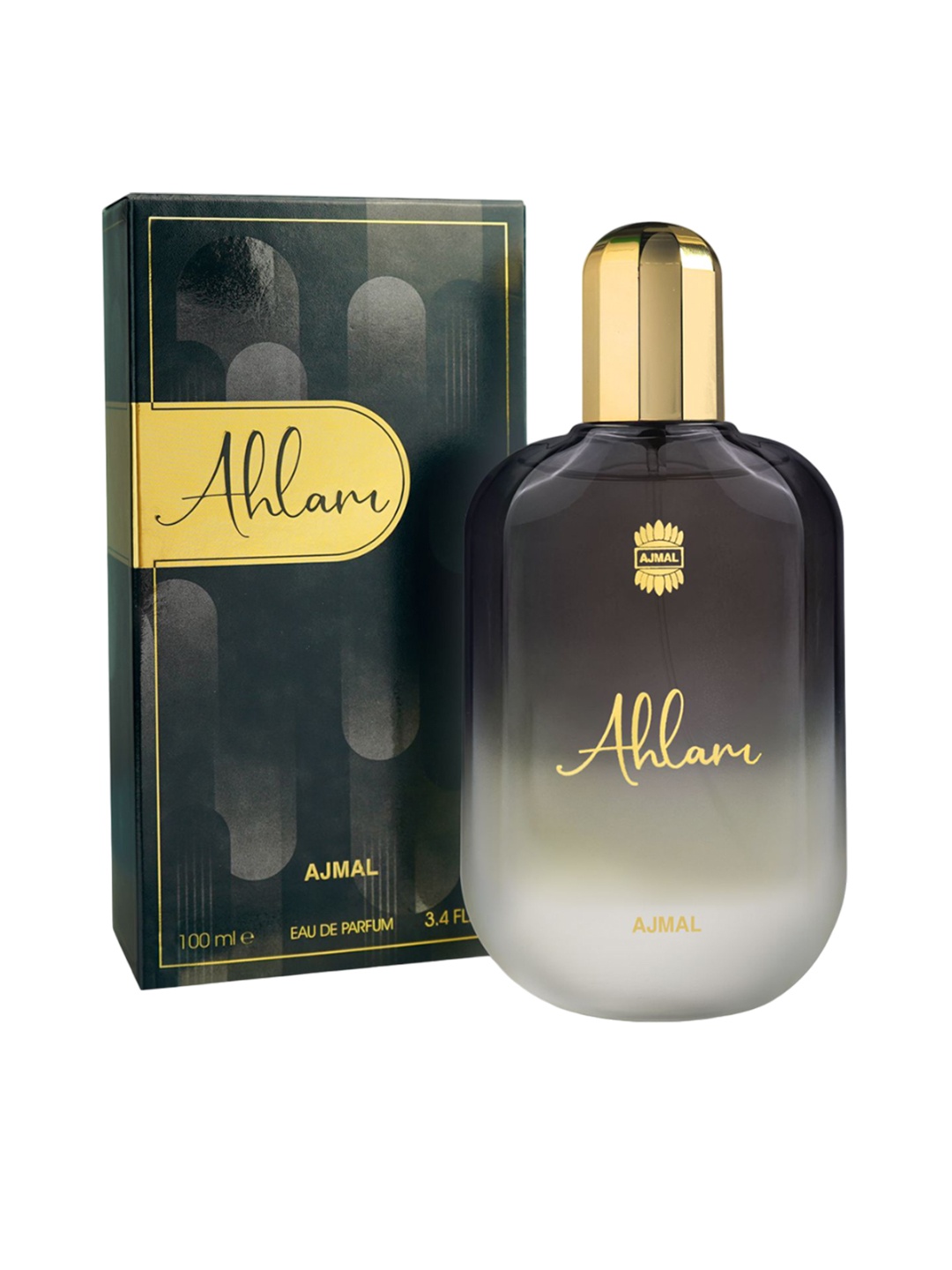 

Ajmal Men Ahlam Long Lasting Eau De Parfum - 100ml, Black