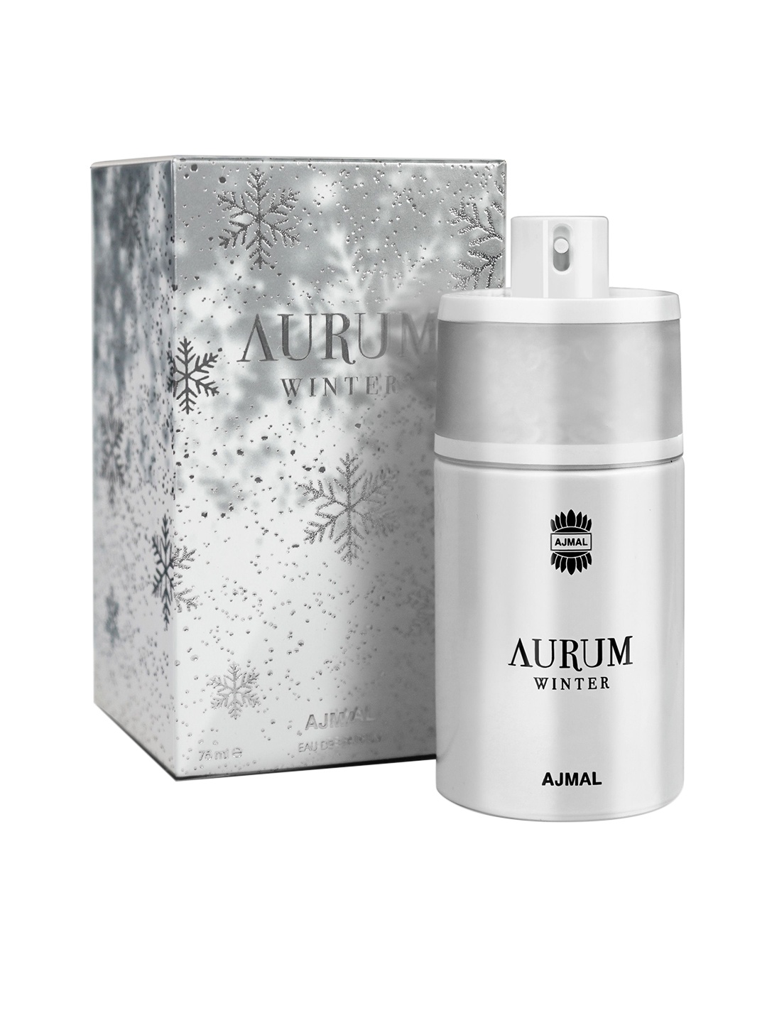 

Ajmal Women Aurum Winter Long Lasting Eau De Parfum - 75ml, Silver