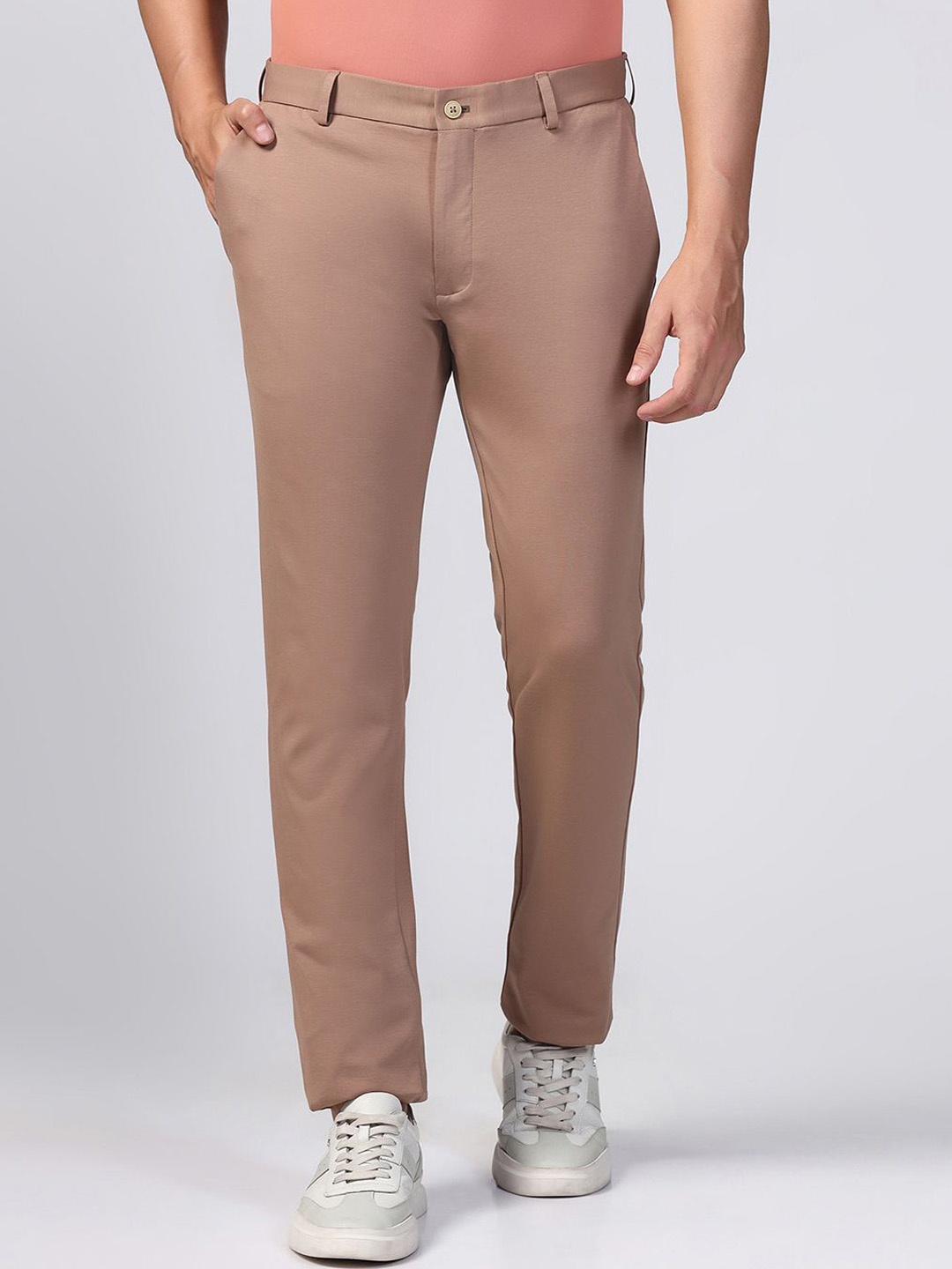

Blackberrys Men Regular Fit Trousers, Beige