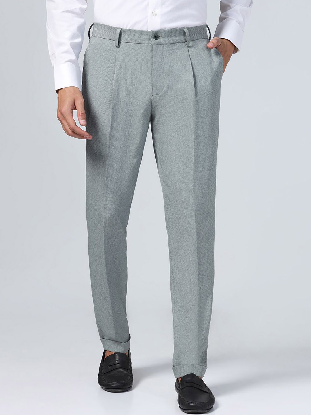 

Blackberrys Men Urban Slim Slim Fit Trousers, Grey