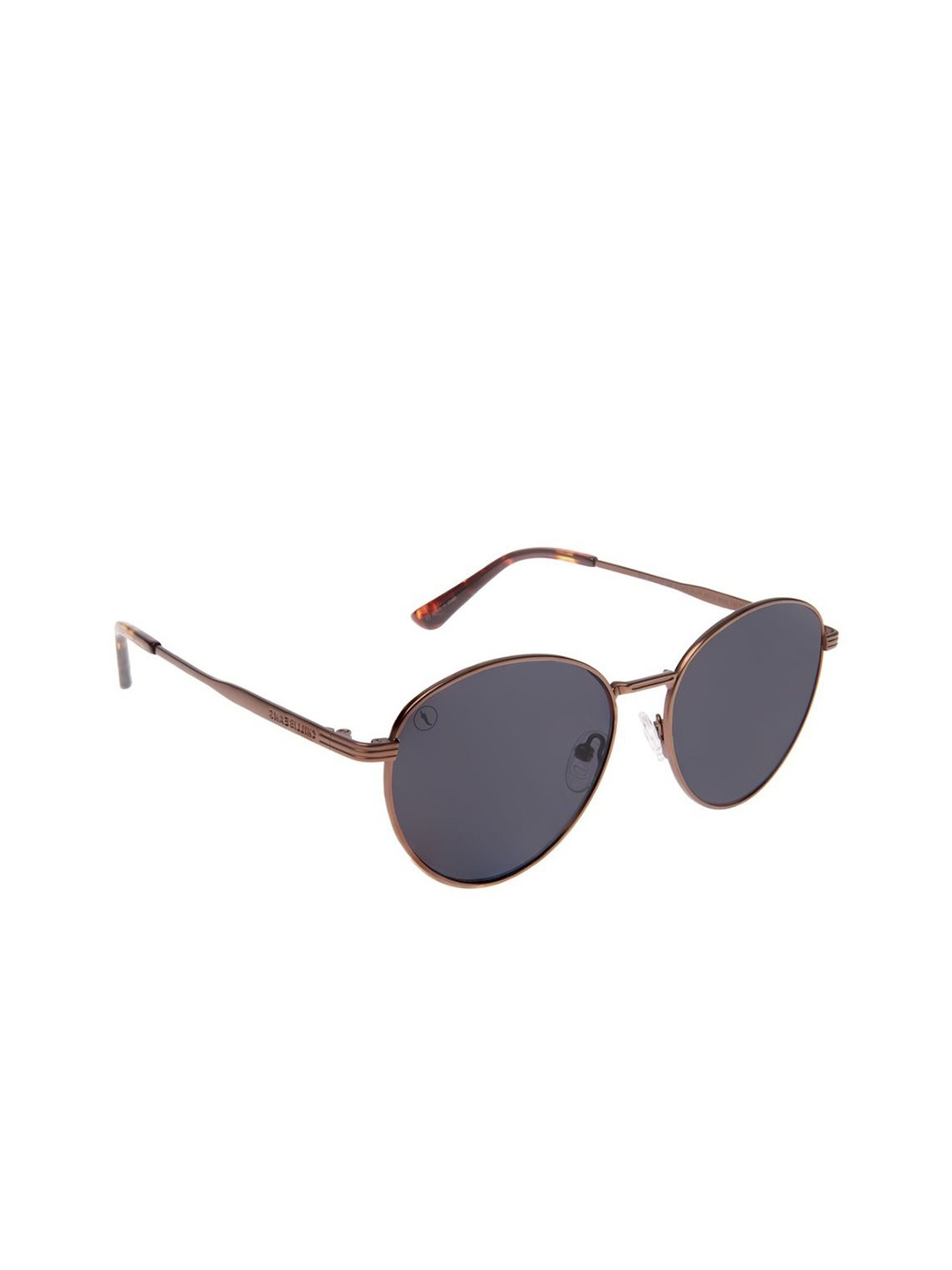 

Chilli Beans Unisex Round Sunglasses with UV Protected Lens, Black