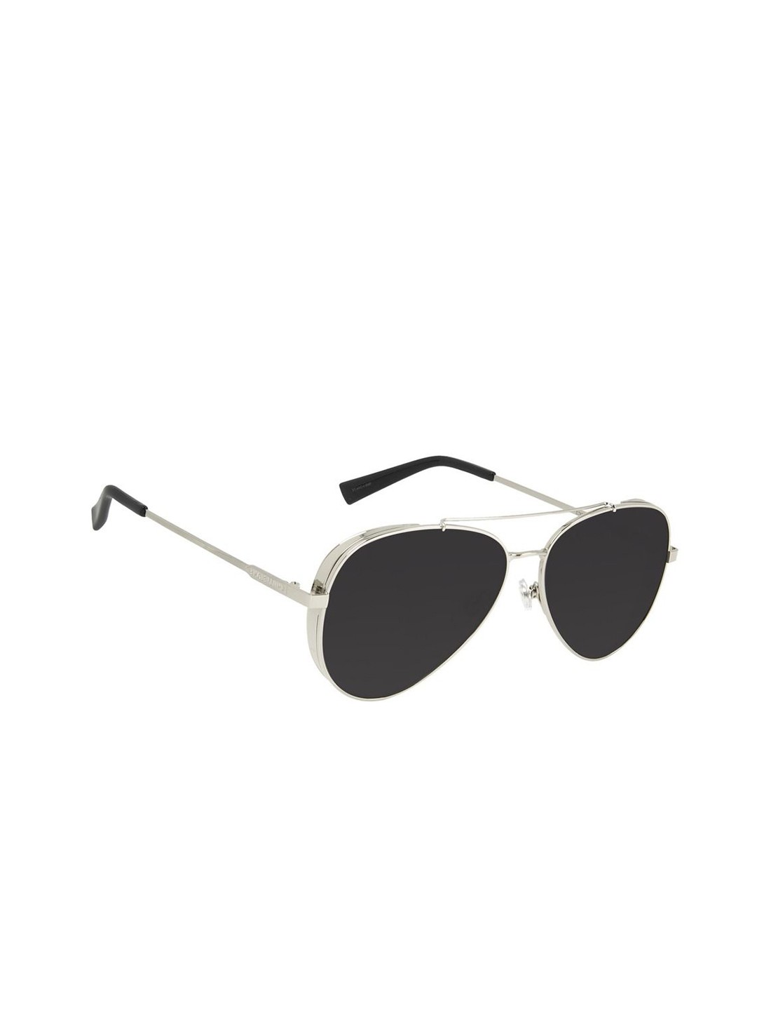 

Chilli Beans Unisex Aviator Sunglasses with UV Protected Lens, Black