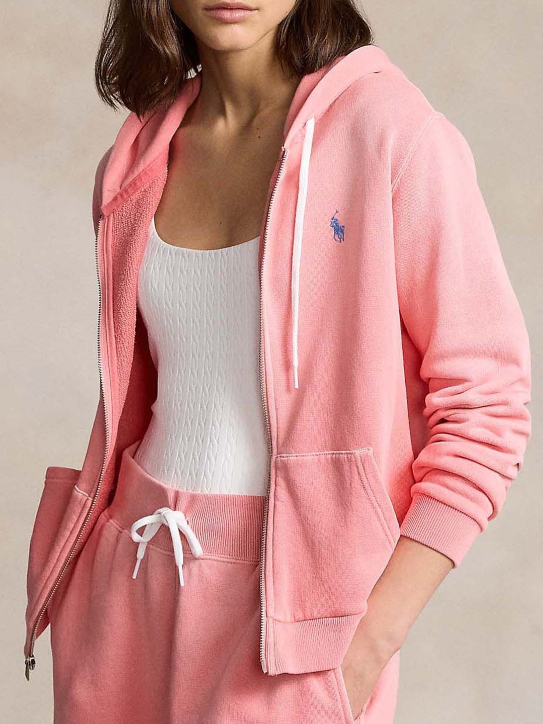 

Polo Ralph Lauren Women Zipper Hooded Jacket, Pink