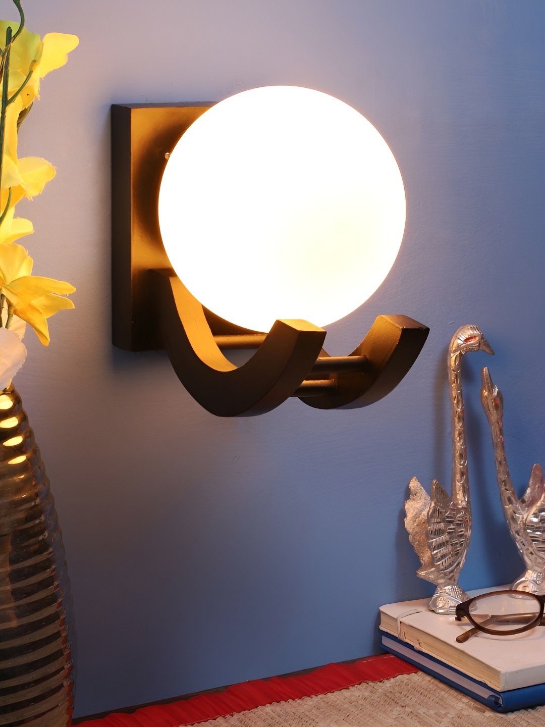 

ELIANTE Black Metal Contemporary Cylinder Shaped Wall Lamp