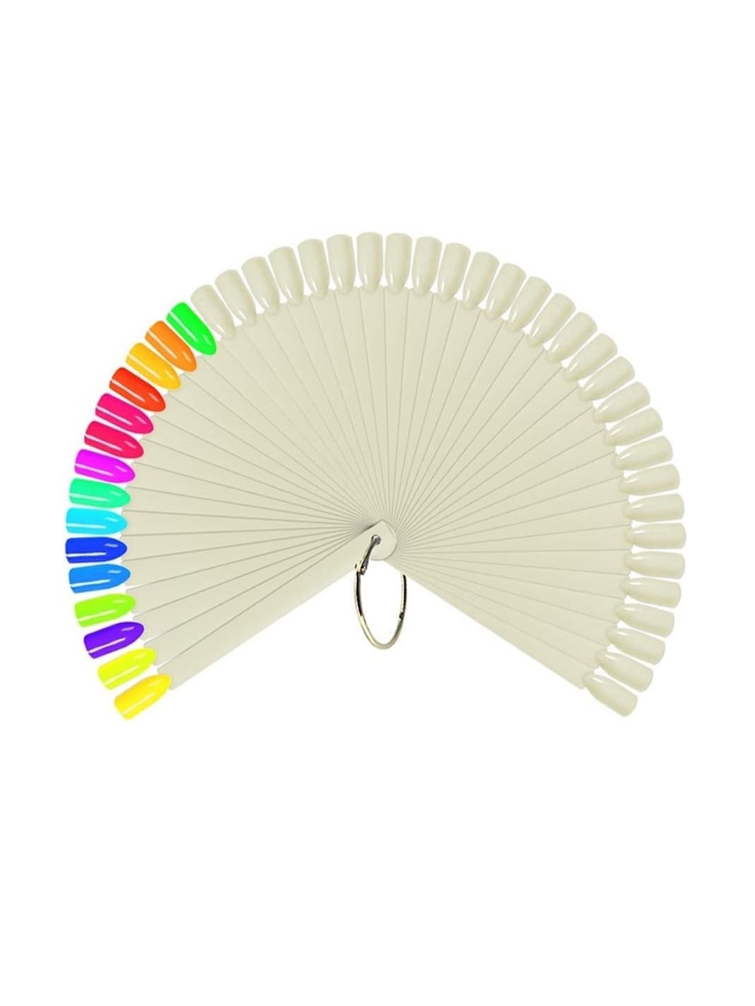 

RANORE Set Of 50 Cut Chart False Display Nail Art, White