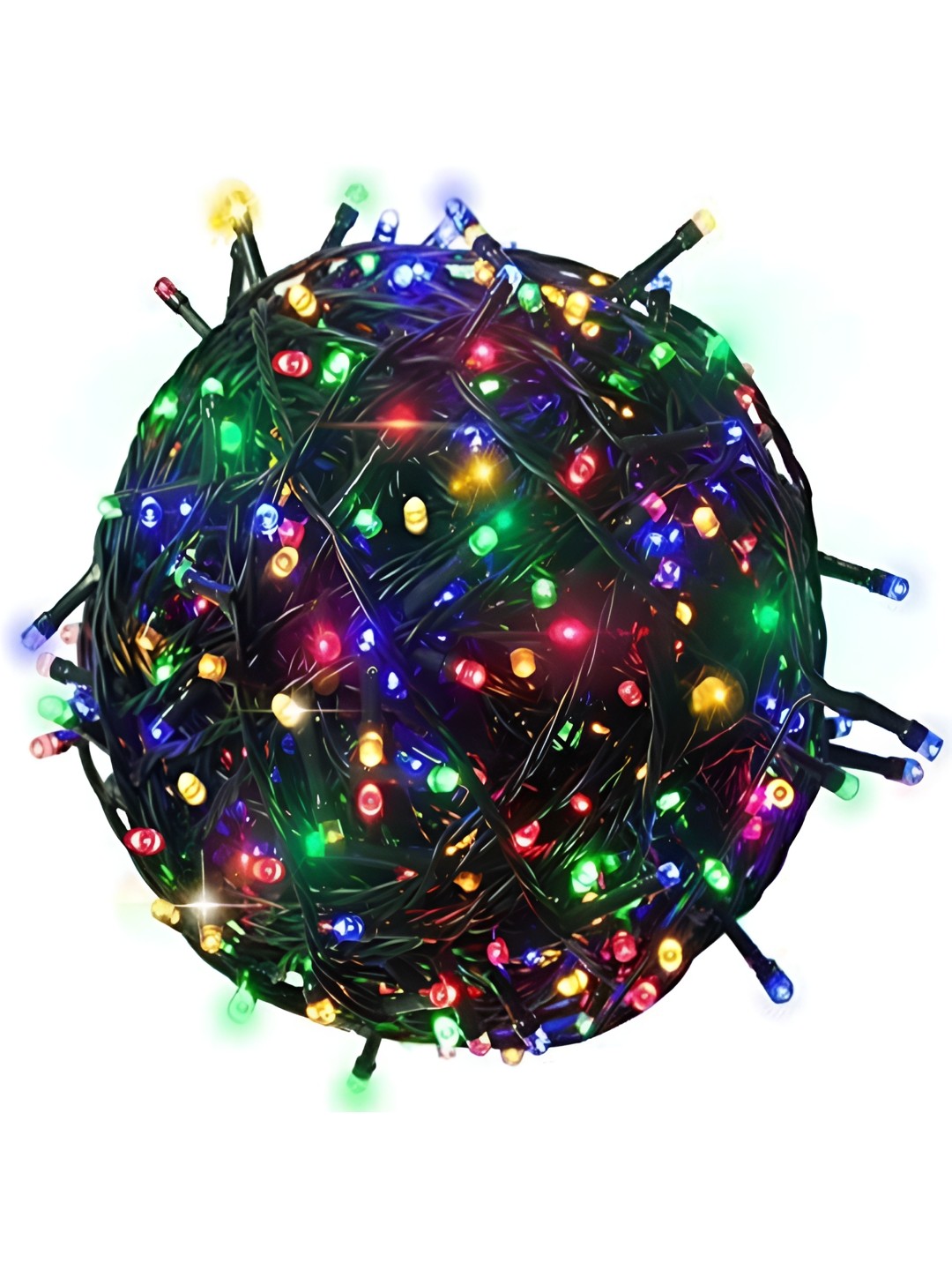 

ENORMITY Transparent & Green Rice-Shaped String Lights
