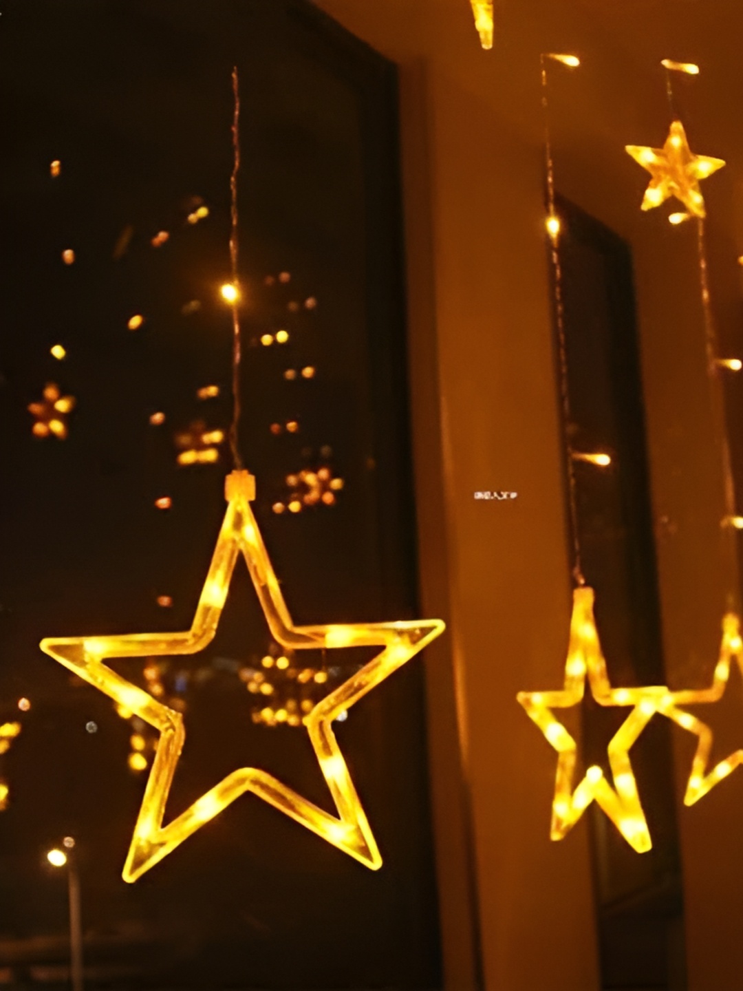 

ENORMITY Yellow Star Shaped LED String Lights