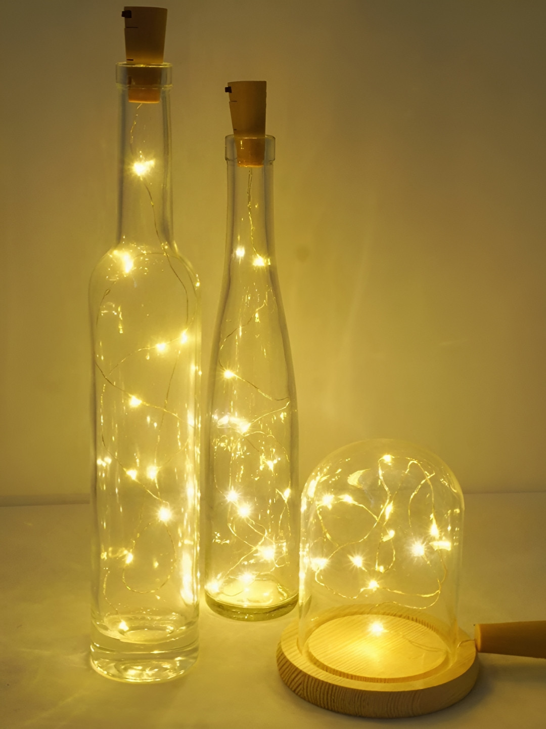 

ENORMITY Yellow Rice-Shaped String Lights
