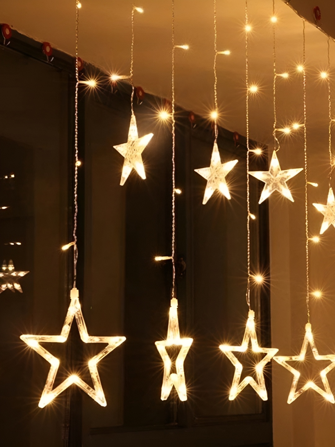 

ENORMITY Star-Shaped String Lights, Yellow