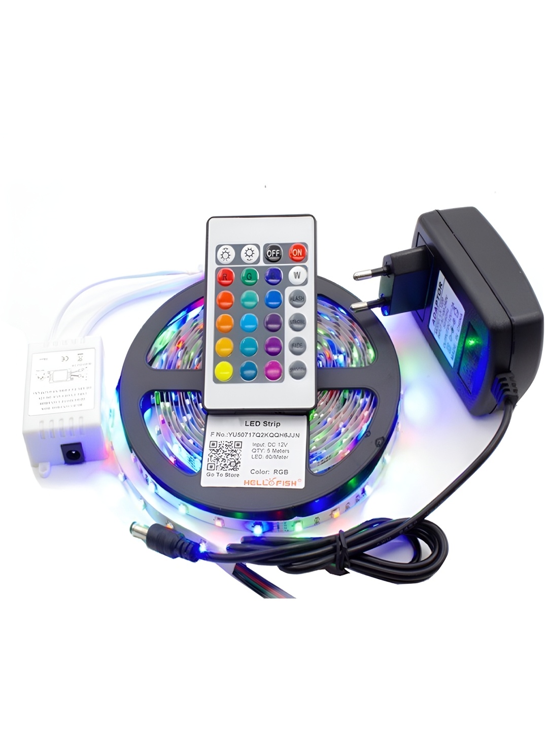 

ENORMITY Green & Black Waterproof String Lights