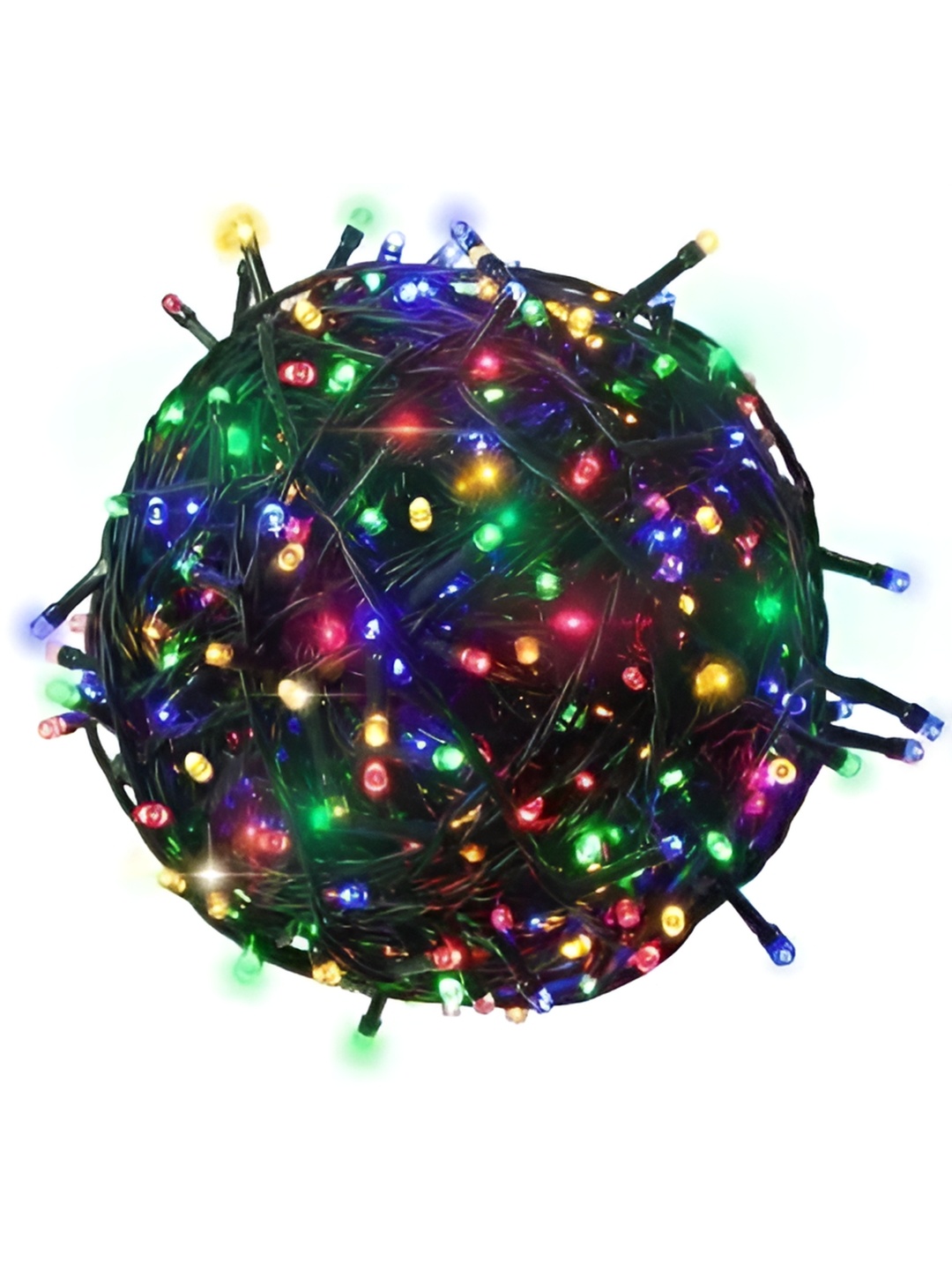 

ENORMITY Pink & Green Rice Shaped LED String Lights, Red