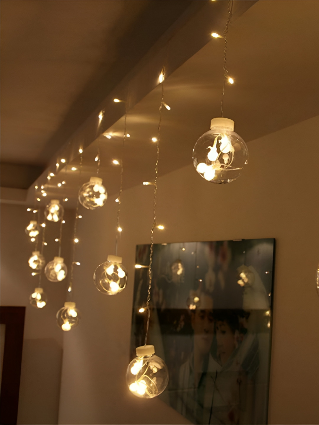 

ENORMITY Yellow Cylindrical Shape String Lights