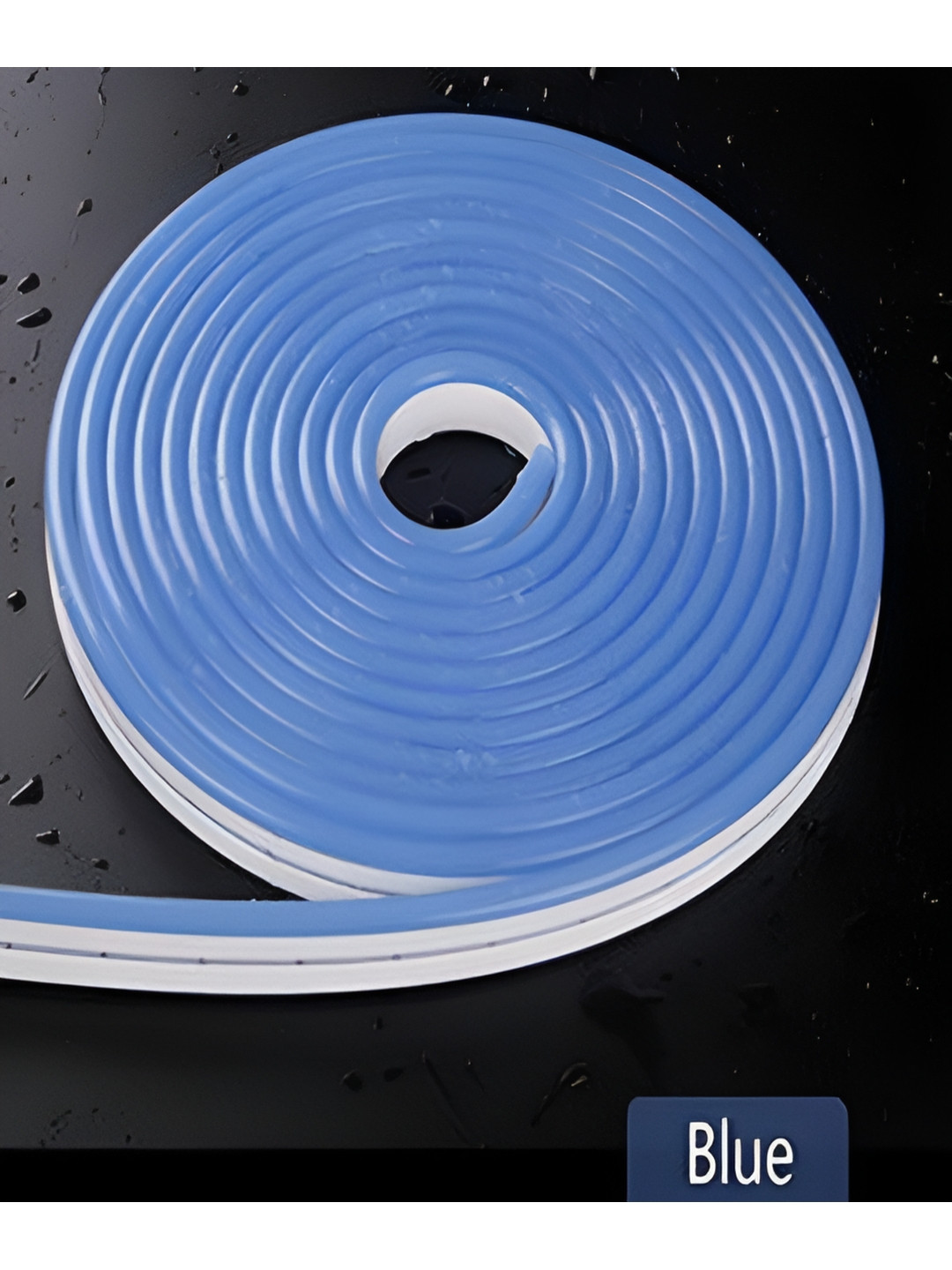 

ENORMITY Blue Rice Shape String Lights