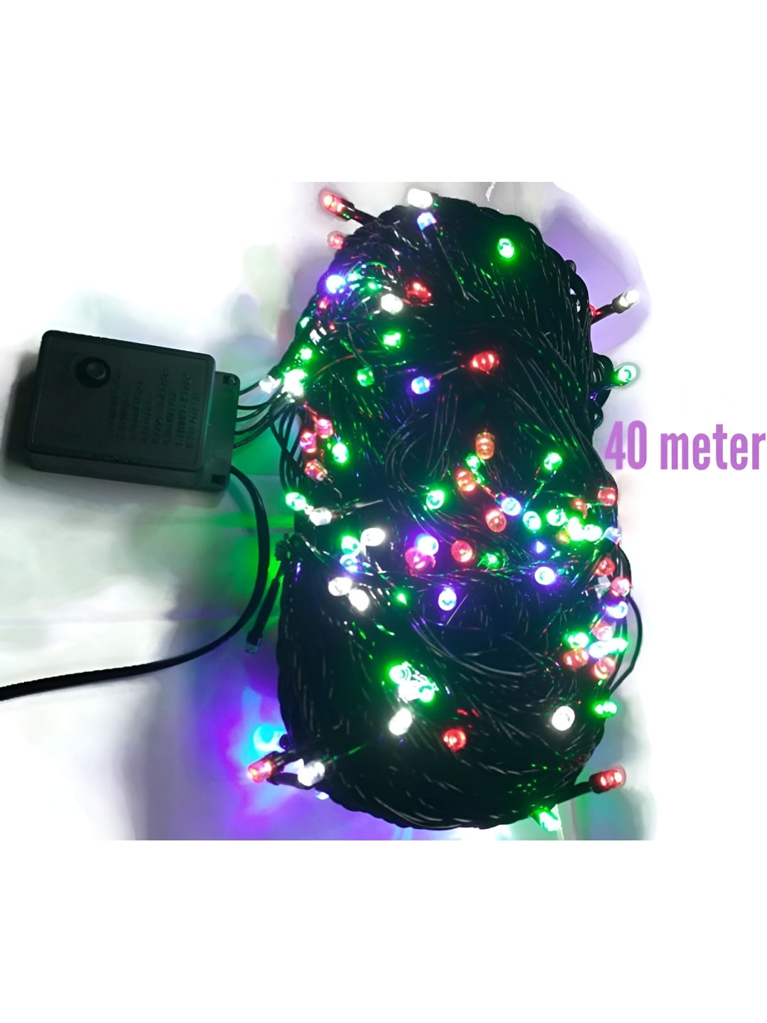 

ENORMITY Red & Green Rice Shape String Lights