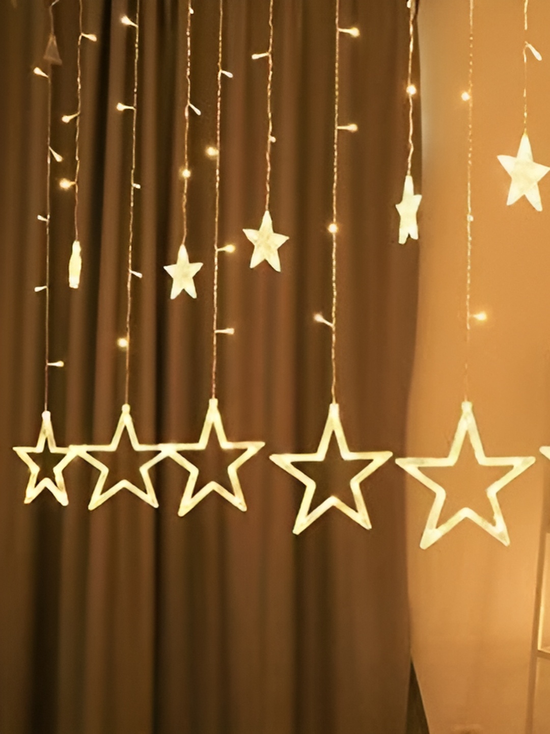 

ENORMITY Yellow Star Shape String Lights