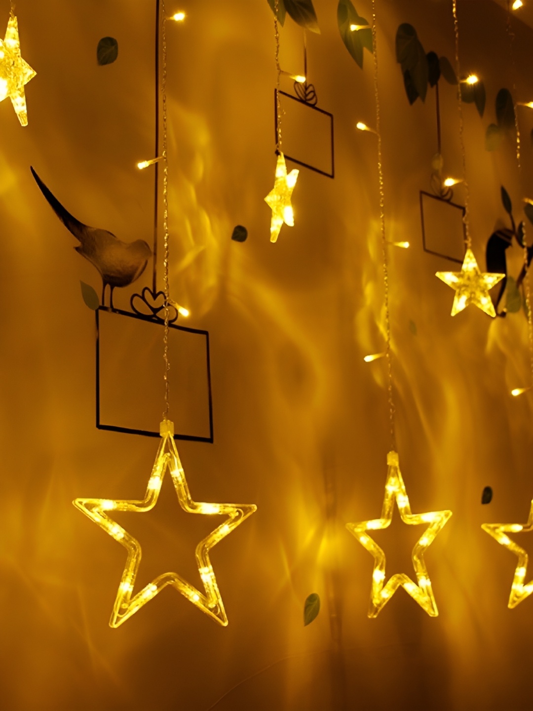 

ENORMITY Yellow Star Shape String Lights