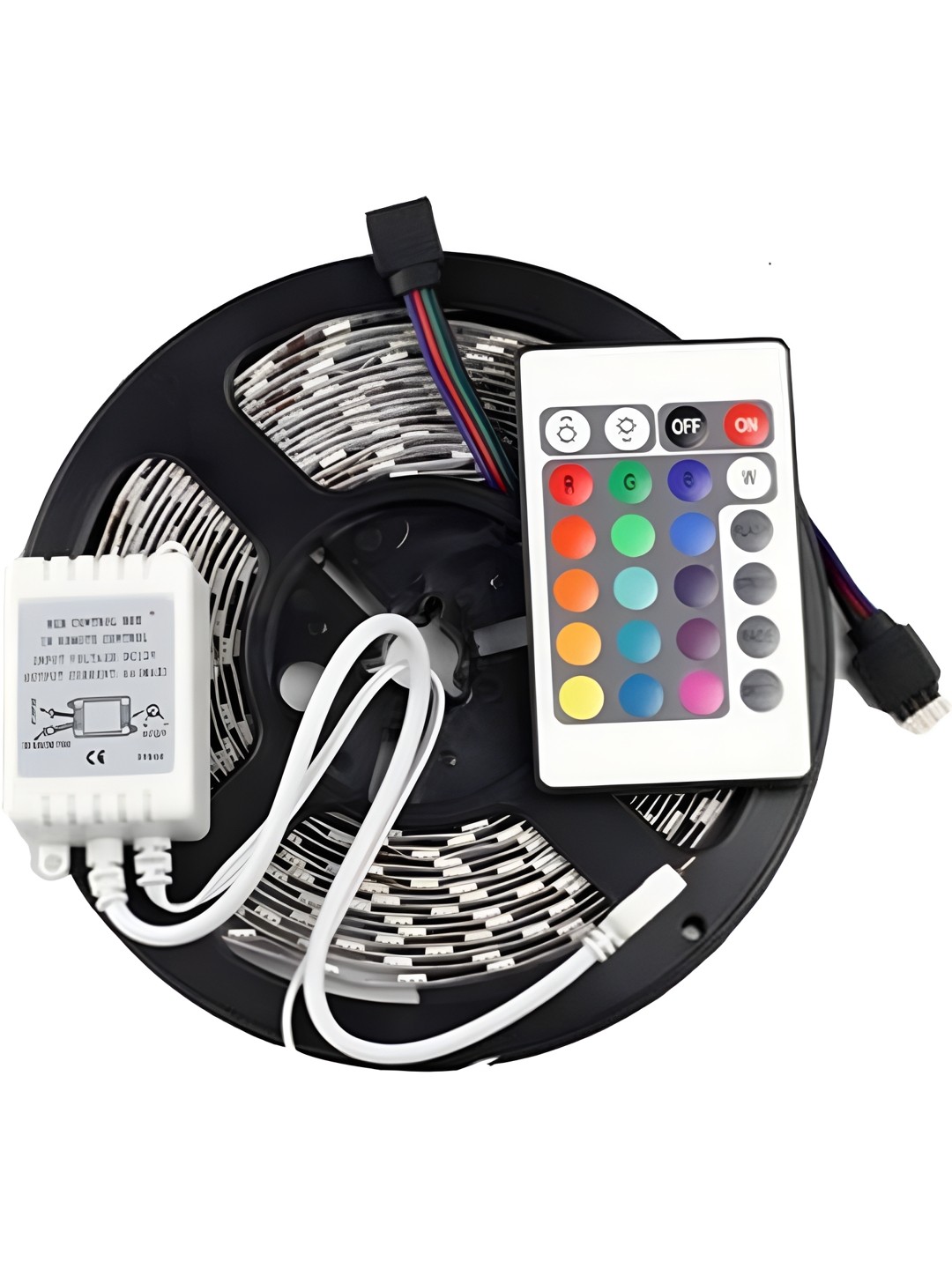 

ENORMITY Red & Blue Rice Shape String Lights