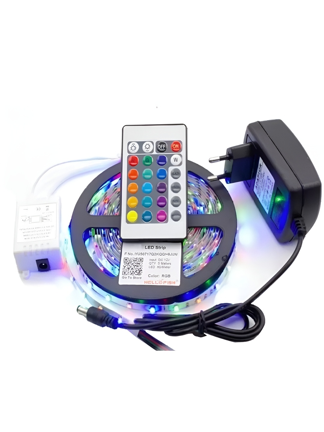

ENORMITY Red & Green Rice Shape String Lights