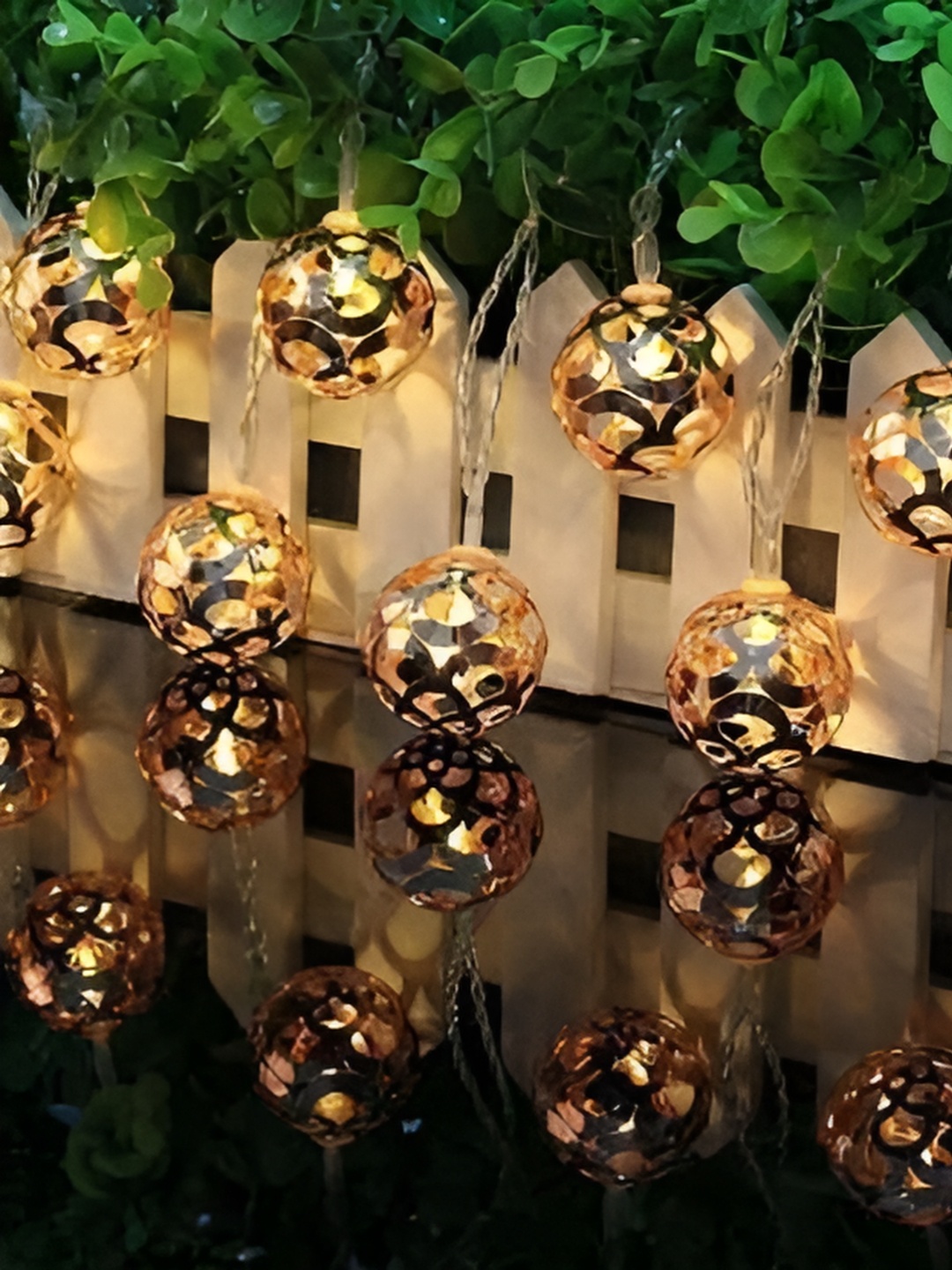 

ENORMITY Yellow Ball Shaped LED String Lights