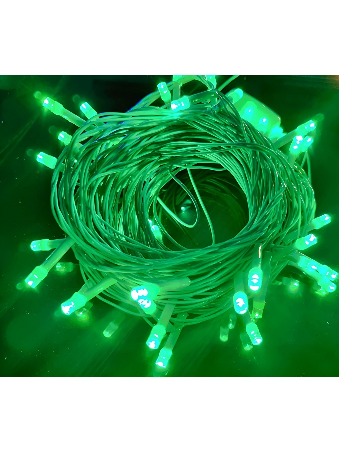 

ENORMITY Green Rice Shape String Lights