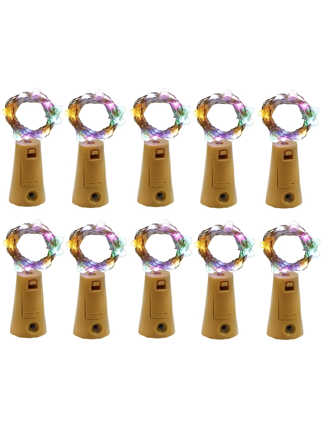 

ENORMITY Pink & Green 20 Pieces Cork LED String Lights