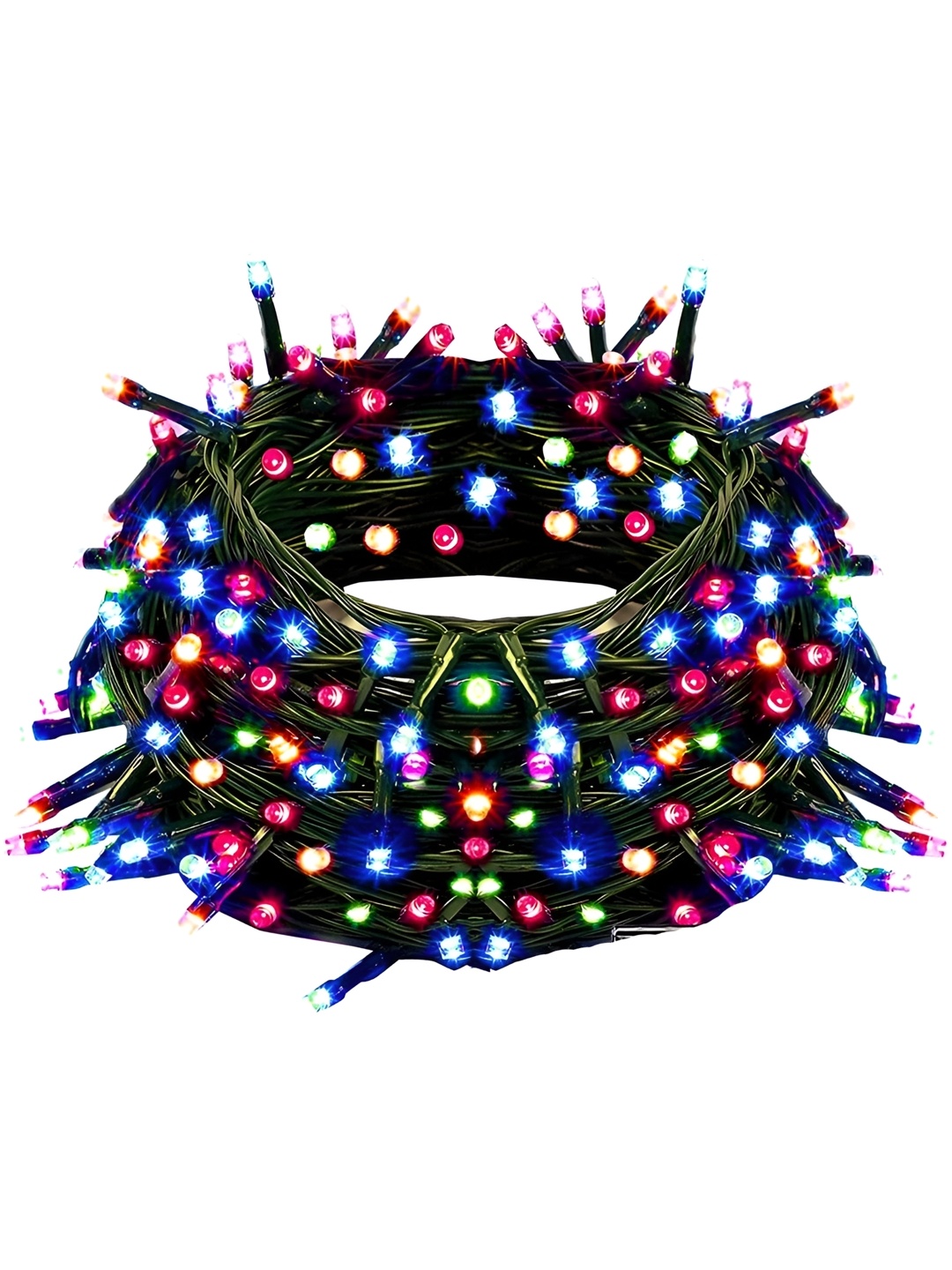 

ENORMITY Blue & Green Rice Shape LED String Lights