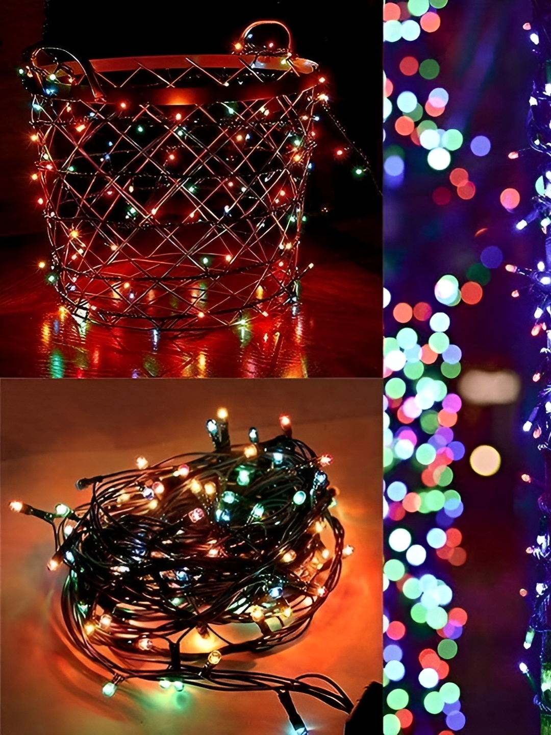 

ENORMITY White & Yellow Rice Shaped String Lights