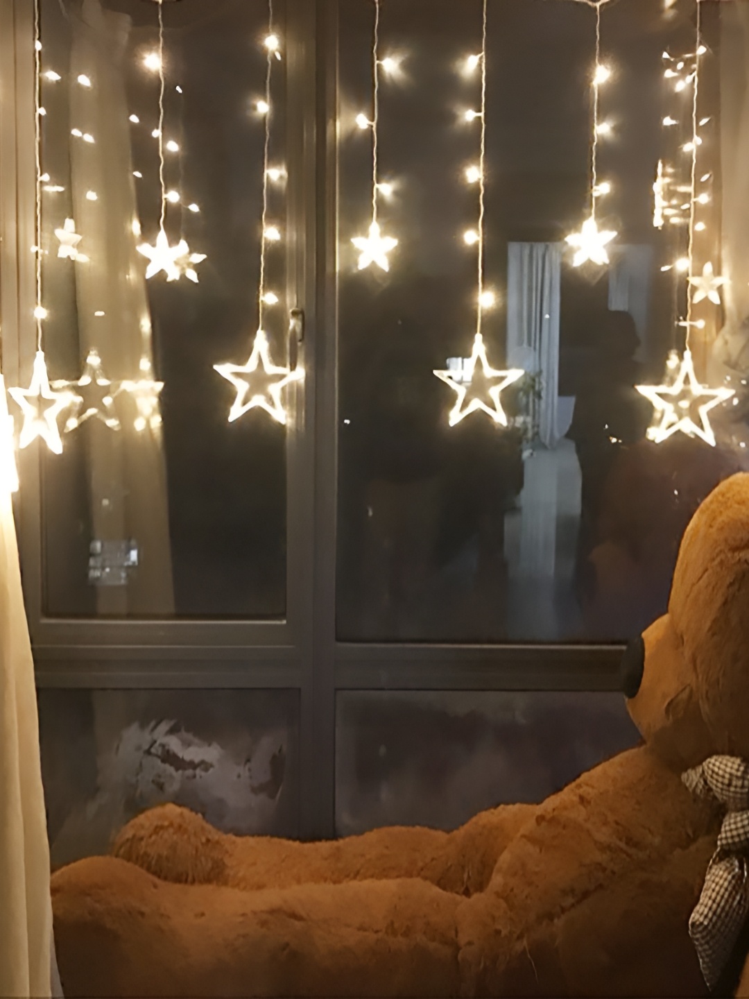 

ENORMITY Yellow Star Shaped String Lights