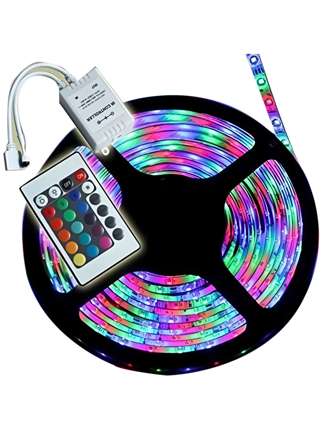 

ENORMITY Blue & Green 290 LED Strip String Lights Comes With Remote Control