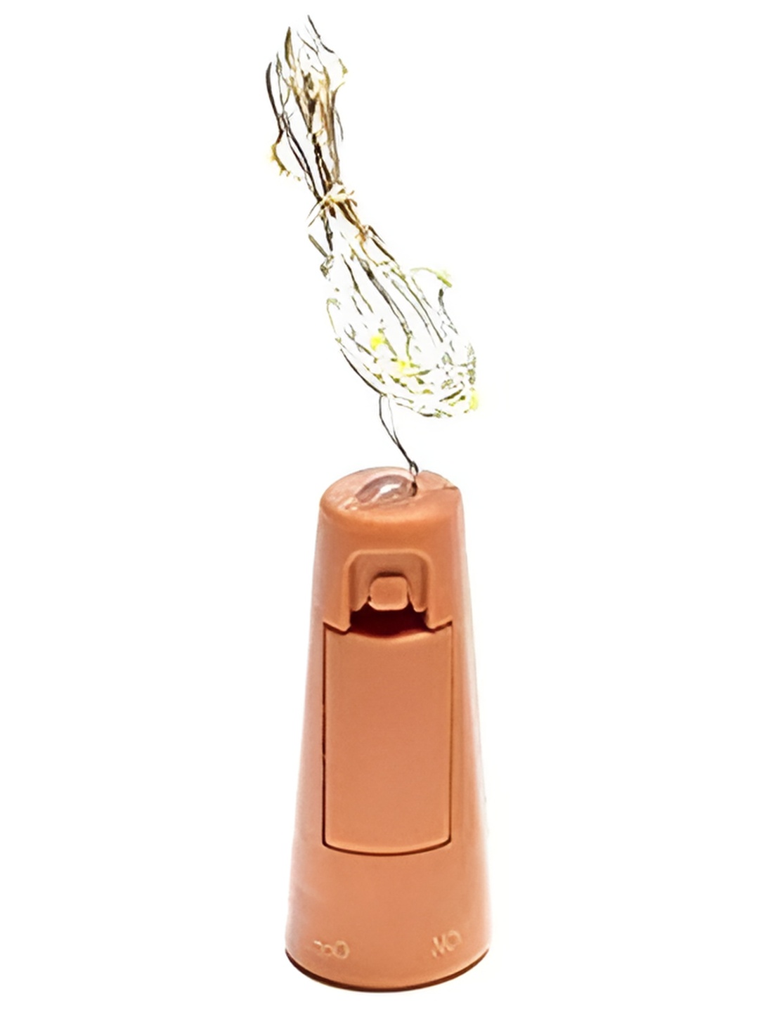 

ENORMITY Yellow 10 Pieces Cork LED String Lights